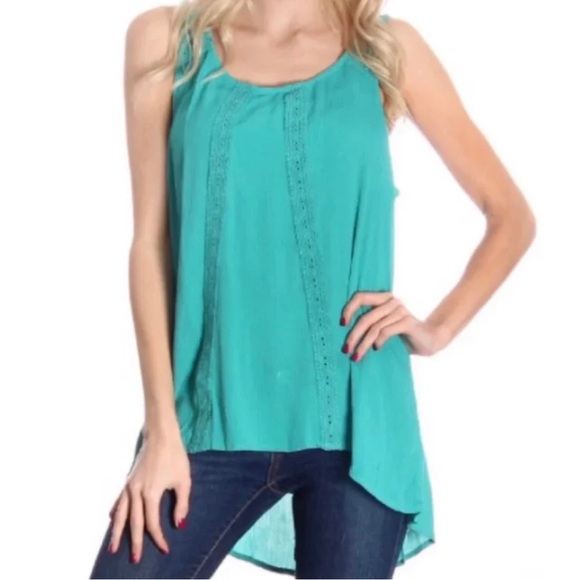 hangar27 Tops - Green Long Top